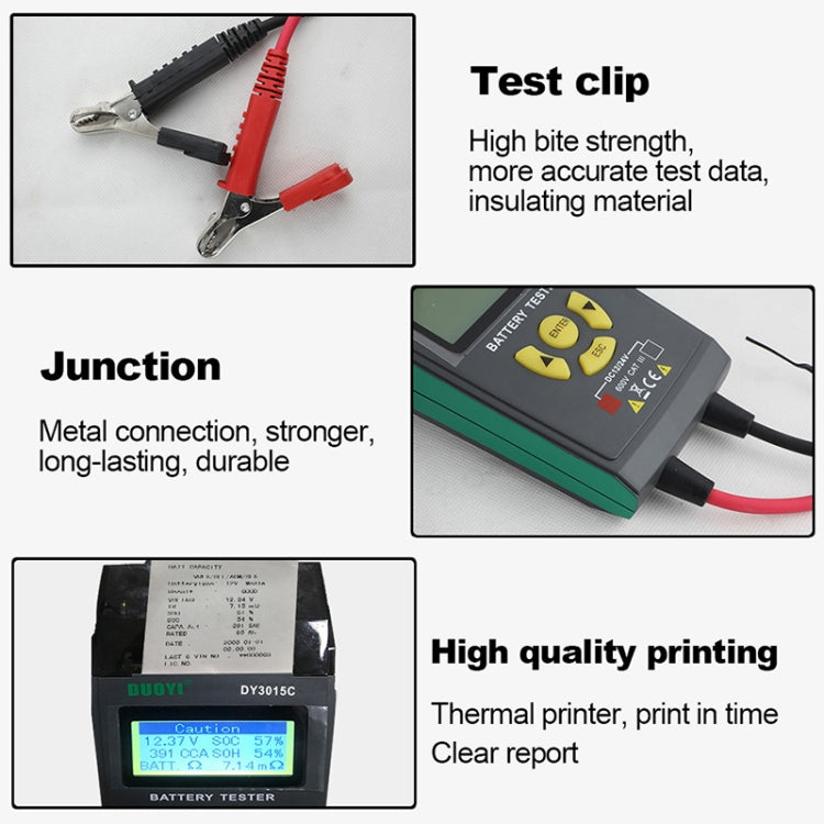 DUOYI DY3015C Car 24V Battery Tester, DY3015C DUOYI DY3015C Car 24V Battery Tester, DY3015C